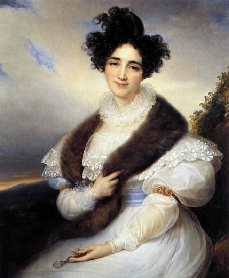 KINSOEN, Francois Joseph Portrait of Marie J. Lafont-Porcher